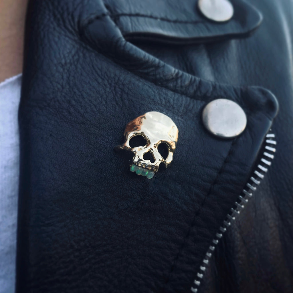 Dust to Dust Opal Teeth Pin