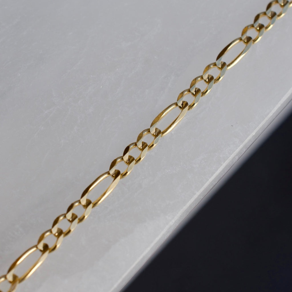 Faceted Figaro Bracelet