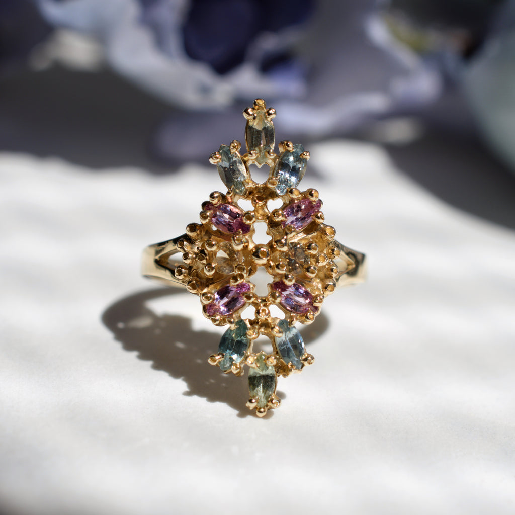 Marquise Burst Ring