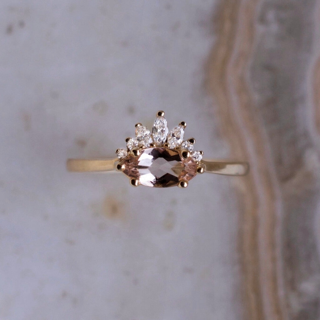 Morganite Amour Ring
