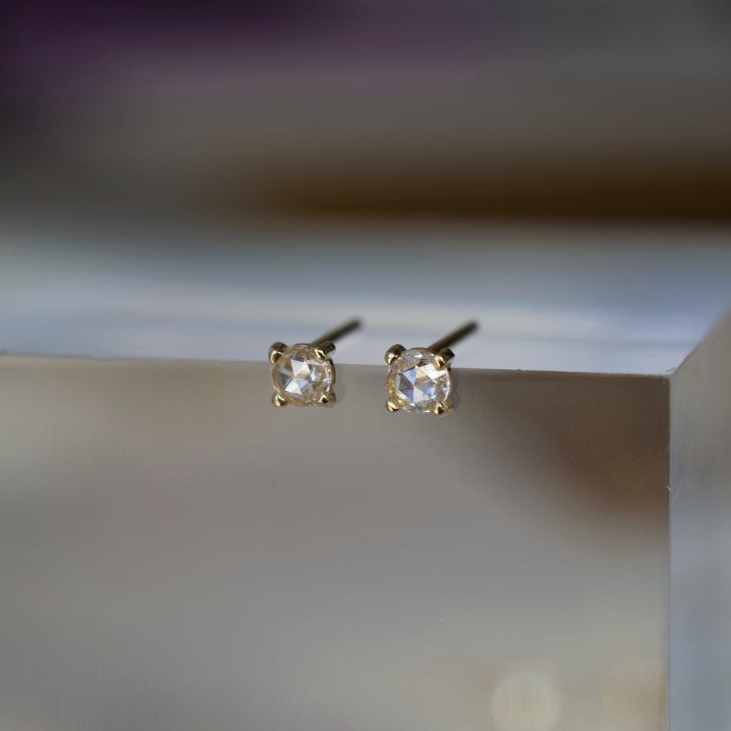 Classic Prong Set Diamond Earrings