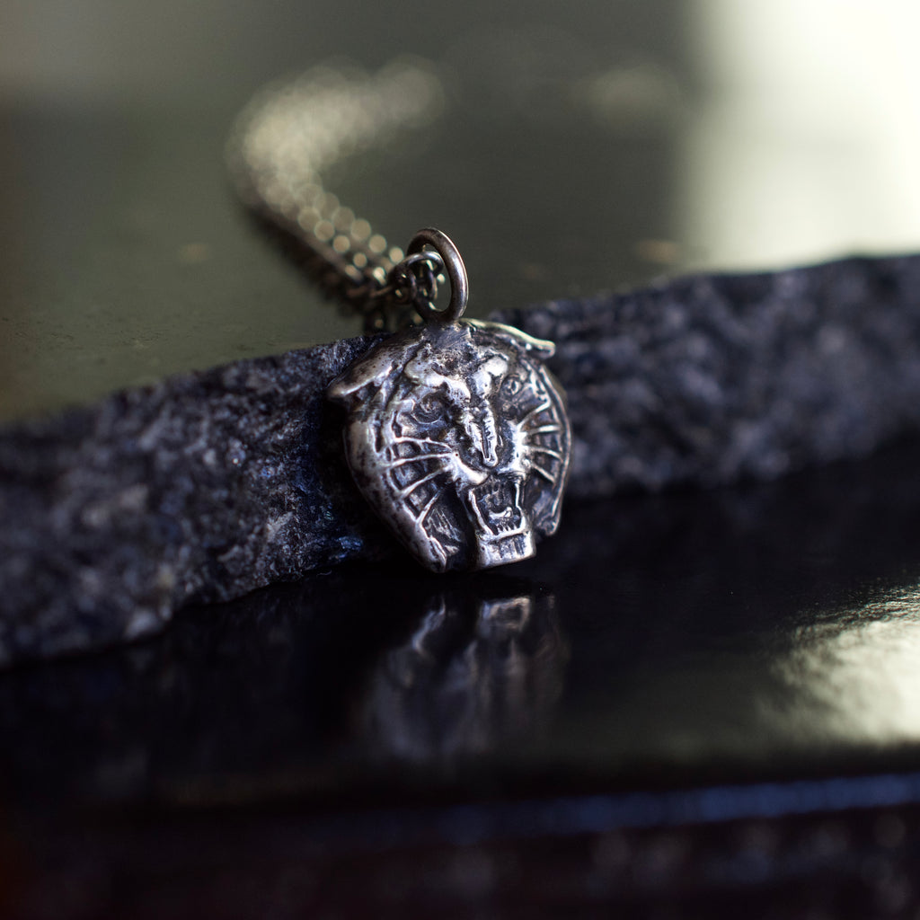 Silver Wildcat Necklace