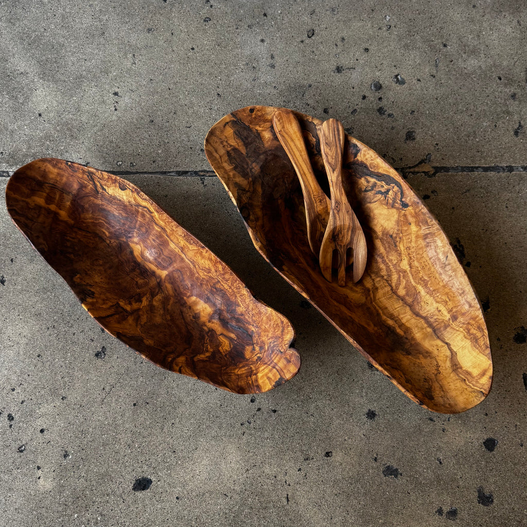Italian Olivewood Root Bowl