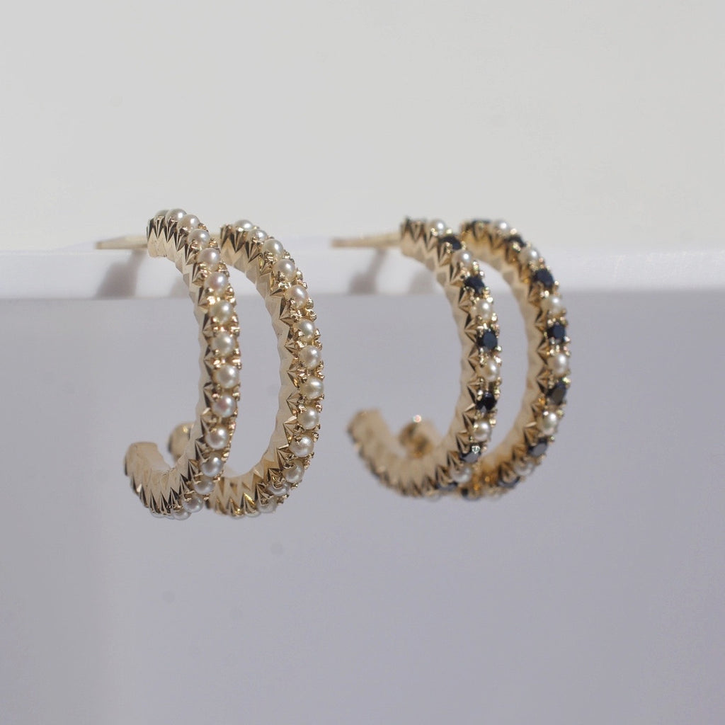 French Cut Hoops
