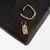 Black Diamond Domino Charm