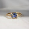 Bicolor Sapphire Monaco Ring