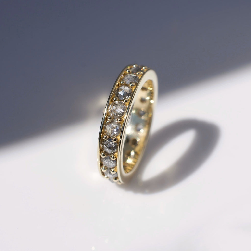 The Salt & Pepper Eternity Ring