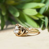 Mushroom Diamond Caldera Ring