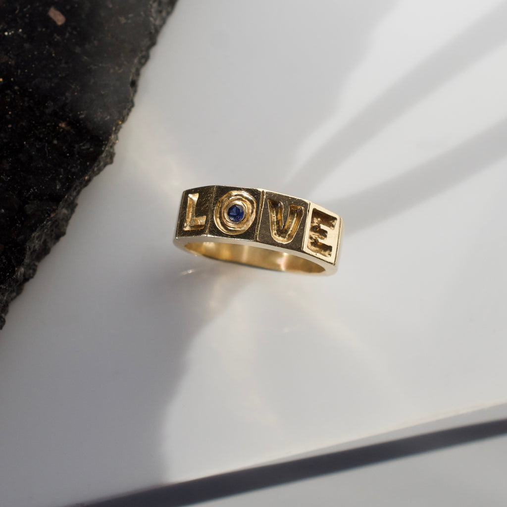 Vintage LOVE Ring