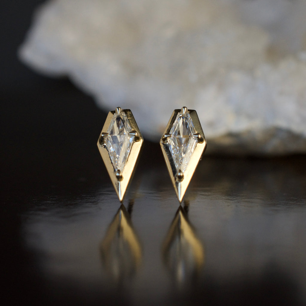 Diamond Kite Earrings