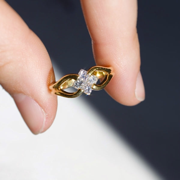 Vintage Illusion Diamond Ring