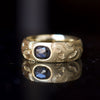 Black Diamond Orphic Egg Ring