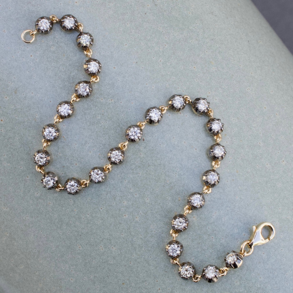 Georgian Inspired Diamond Bracelet
