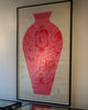 Adam Shrewsbury Large Pink & Red Original Painting