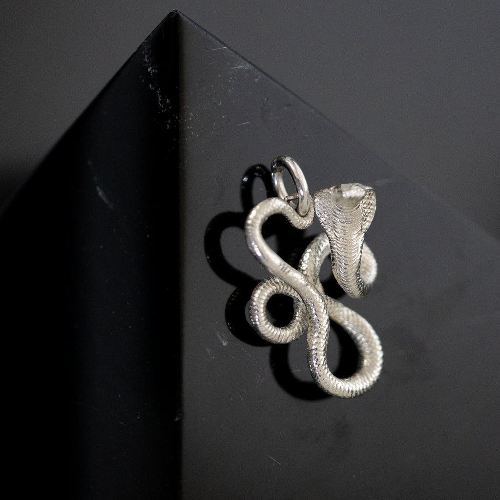 Silver Cobra Pendant