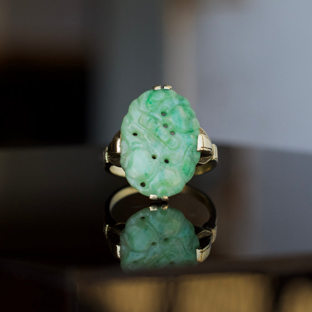 Vintage Jade Ring
