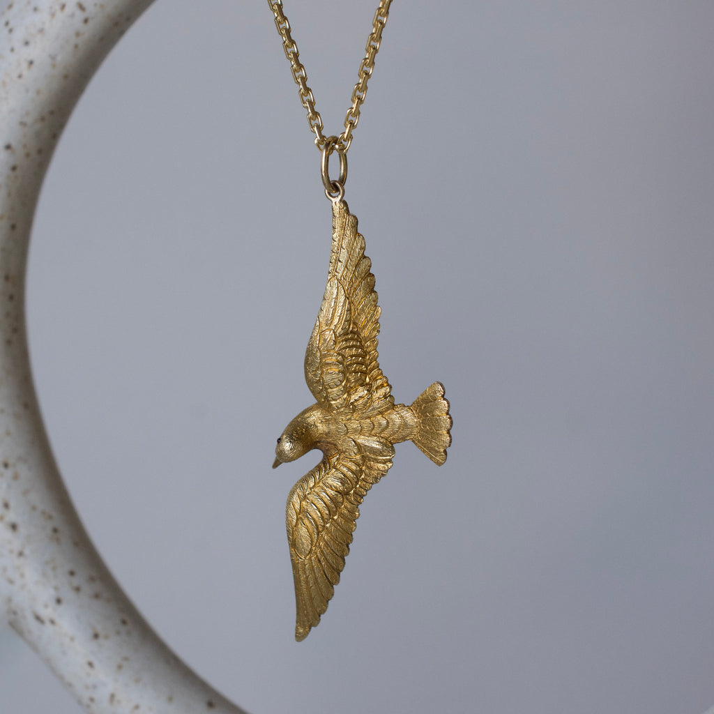 Antique Bird Pendant