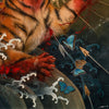 “Red Tiger” Original Painting by Cristina Ramos