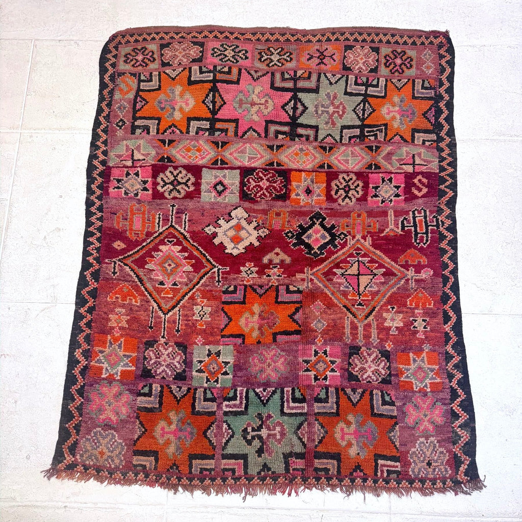 Vintage Boujad Moroccan Rug