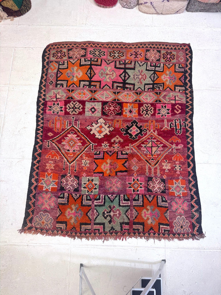 Vintage Boujad Moroccan Rug
