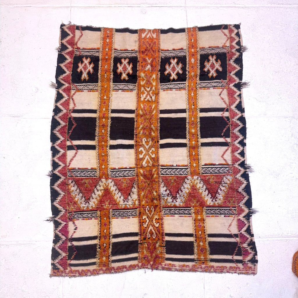 Vintage Glaoui Moroccan Rug