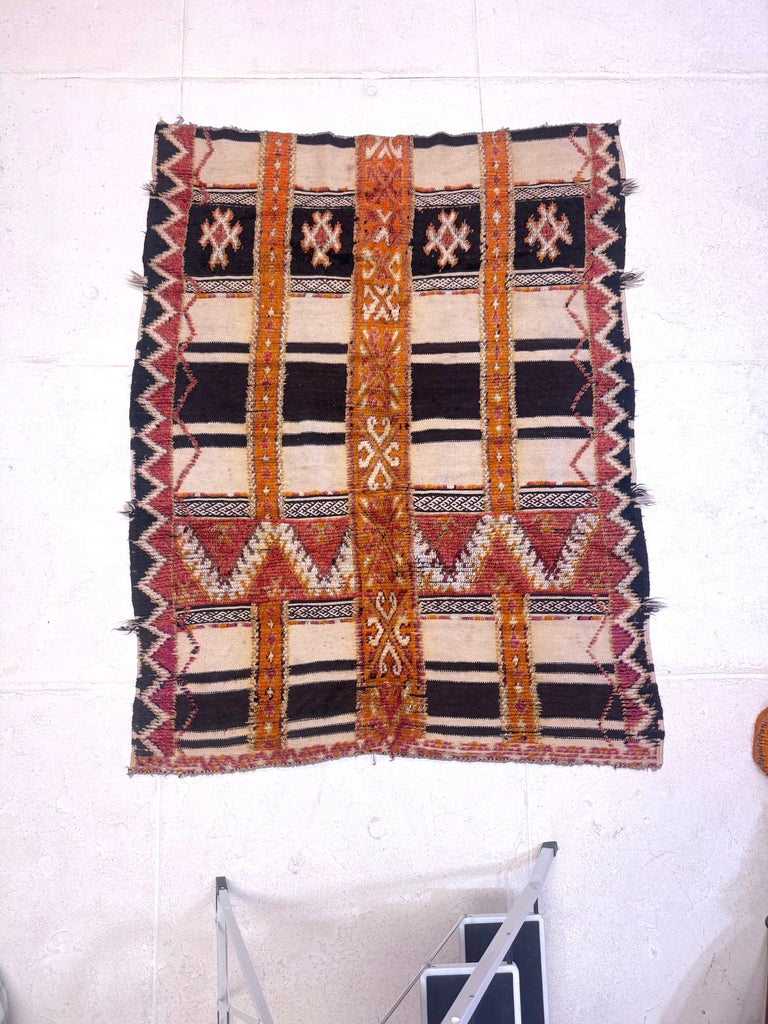 Vintage Glaoui Moroccan Rug