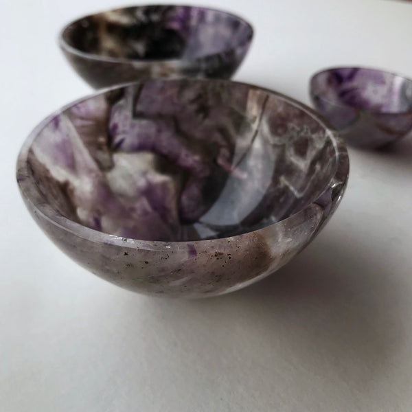 Hand Carved Amethyst Bowls