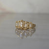 Vintage Tiered Diamond Marquise Ring