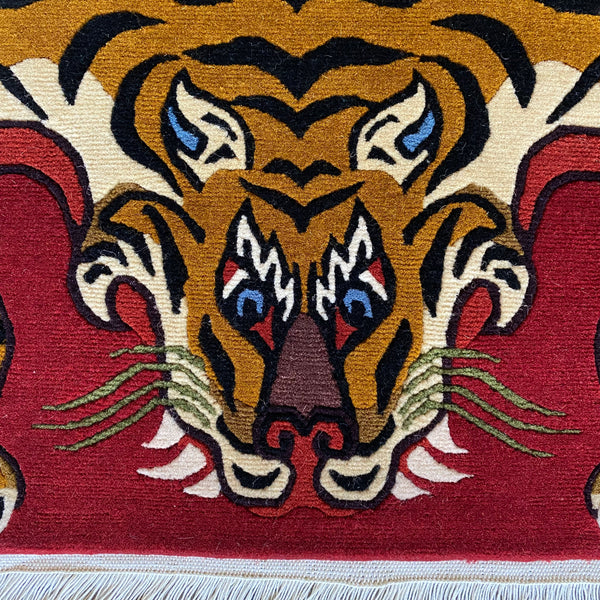 Rectangle Tibet Tiger Rugs