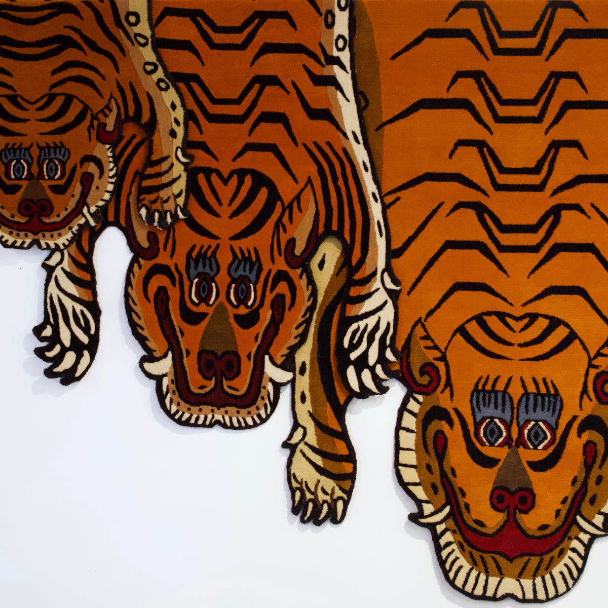 Tibetan Tiger Rugs, positivity and protection for the home.