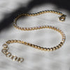 Diamond & Bead Chain Bracelet